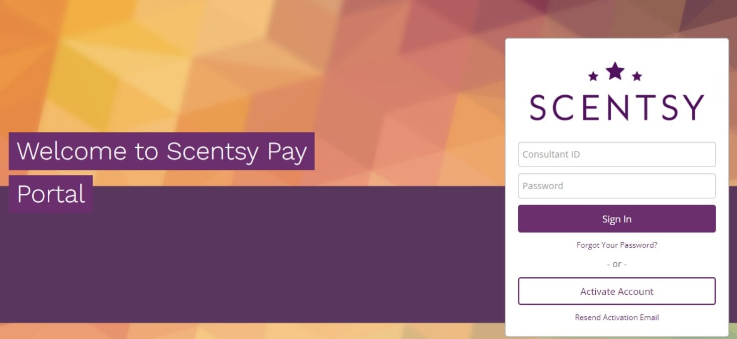 Scentsy Pay Portal Login